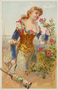 Lady, der lugter roser