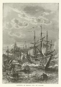 Landgang af Henrik VIII i Calais af American School