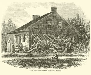 Lees hovedkvarter, Seminary Ridge, juli 1863 af American School