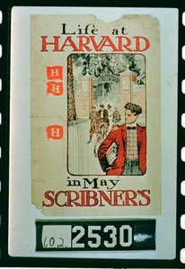 Life at Harvard, plakat, der reklamerer for maj-udgaven af Scribners Magazine