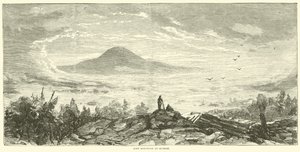 Lost Mountain ved solopgang, juni 1864 af American School