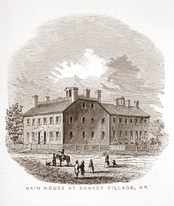 Hovedhuset i Shaker Village, KY af American School