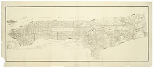 Kort over byen New York, lavet under ledelse af kommissærerne for Metropolitan Fire Department, der viser placeringen af bygninger i besiddelse og brug af Metropolitan Fire Department og Metropolitan Police Department af American School