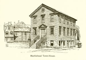 Marblehead Town-House (gravering) af American School