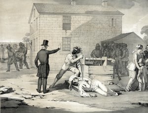 Joseph og Hyrum Smiths martyrium i Carthage-fængslet, 27. juni 1844, 1851 af American School
