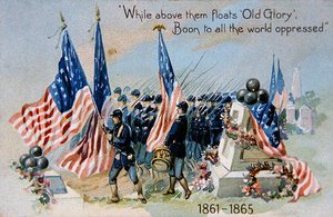 Postkort til mindedagen af American School