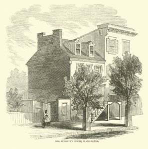 Mrs Surratts House, Washington, april 1865 af American School