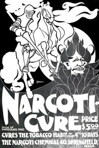 Narcotui-Cure, designet af William H. Bradley, 1895 af American School