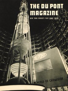 New York Worlds Fair, forside af DuPont Magazine, juni 1939 af American School