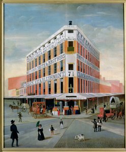 No.7 12 Bowery, NYC, ca. 1837-39 af American School