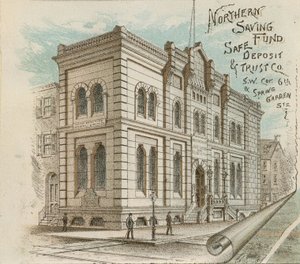 Northern Saving Fund Safe Deposit & Trust Co., 1885-86 af American School