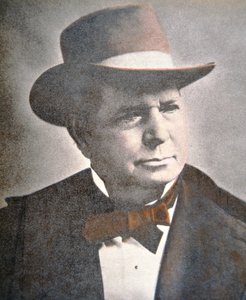 Oliver Fisher Winchester (1810-80) (farvet foto) af American School