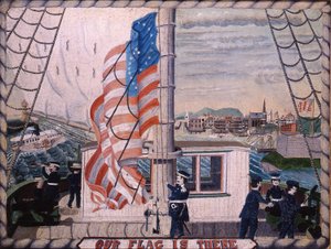 Vores flag er der: Fort McHenry, Baltimore, 1850-1900 af American School