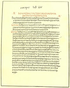 Side fra Pandects of Justinian af American School