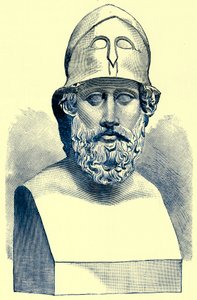 Perikles, illustration fra History of Greece af Victor Duruy, udgivet 1890 (digitalt forbedret billede) af American School