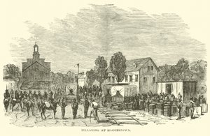 Plyndring i Hagerstown, juli 1864 af American School