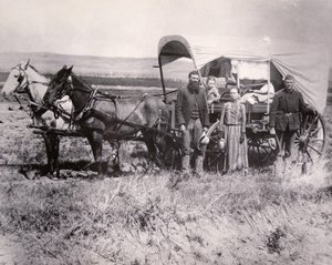 Pionerfamilie i Loup Valley, Nebraska af American School