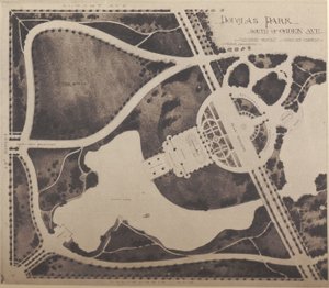 Plan af Douglas Park Winter Garden af American School
