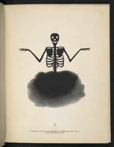 Plade 11. En skeletfigur, fra 