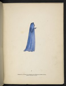 Plade 7. Et spøgelse i blåt.  Spectropia; eller overraskende spektrale illusioner, der viser spøgelser overalt og af enhver farve osv. ser. 1.  J.H. Brun  1864 af American School