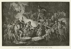 Pocahontas redder kaptajn John Smiths liv af American School