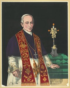 Pave Leo XIII, publ. 1878 (farvelitografi) af American School