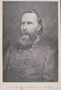 Portræt af general James Longstreet (1821-1904) (litho) af American School