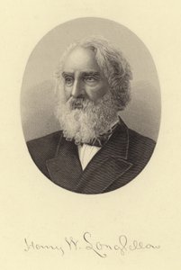 Portræt af Henry Wadsworth Longfellow af American School