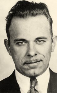 Portræt af John Dillinger (1903 - 34)