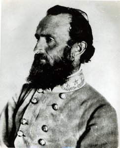 Portræt af Thomas J. Stonewall Jackson af American School