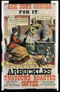 Plakat reklame Arbuckles Unground Roasted Coffee