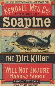 Plakat reklame Kendall Mfg. Cos Soapine, ca. 1890