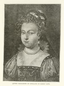 Dronning Elizabeth af England i det tidlige liv af American School