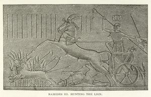 Ramses III jager Løven af American School