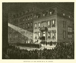 Reception i House of G W Childs af American School