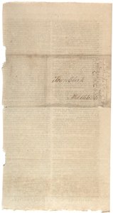 Resolutioner, der udskriver NYS forslag til ændringer af forfatningen, oktober 1788 af American School