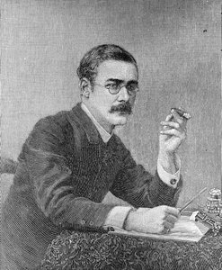 Rudyard Kipling (1865-1936) 1890 af American School