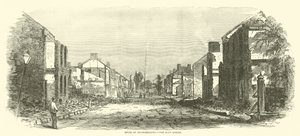 Ruinerne af Chambersburg, Main Street, september 1864 af American School