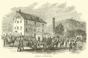 Plyngning af en melmølle, juli 1864 af American School