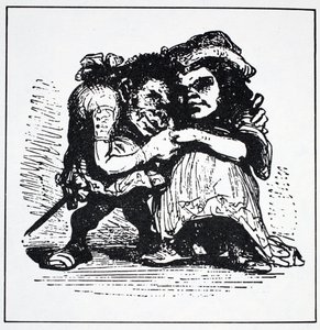 Scandinavian Elves, fra The World Guide to Gnomes, Fairies, Elves and Other Little People af Thomas Keightley (1789-1872) Udgivet 1880 (BW Engraving) af American School