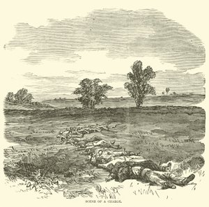 Scene af en anklage, september 1862 af American School