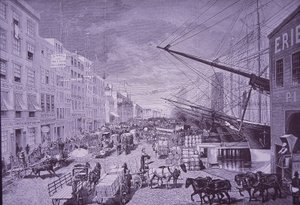 South Street Seaport i 1870