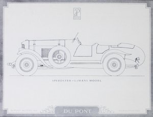 Speedster - LeMans Model, DuPont Motor Cars, 1921 af American School
