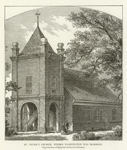 St Peters Church, hvor Washington blev gift af American School