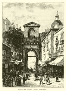Gade i Napoli, Porta Capuana af American School