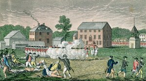 Slaget ved Lexington, 19. april 1775, fra 