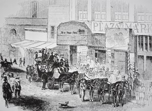The Butterfield Overland Mail Coach, offentliggjort i Harper