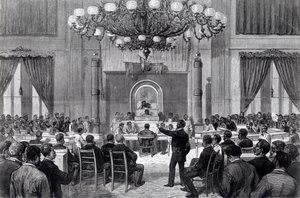 The Coloured National Convention i Session, Nashville, Tennessee, 5.-7. april 1876, fra 