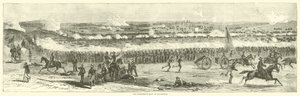 The Confederate Rout ved Winchester, september 1864 af American School