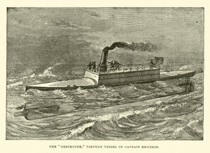 Destroyer, kaptajn Ericssons torpedofartøj af American School